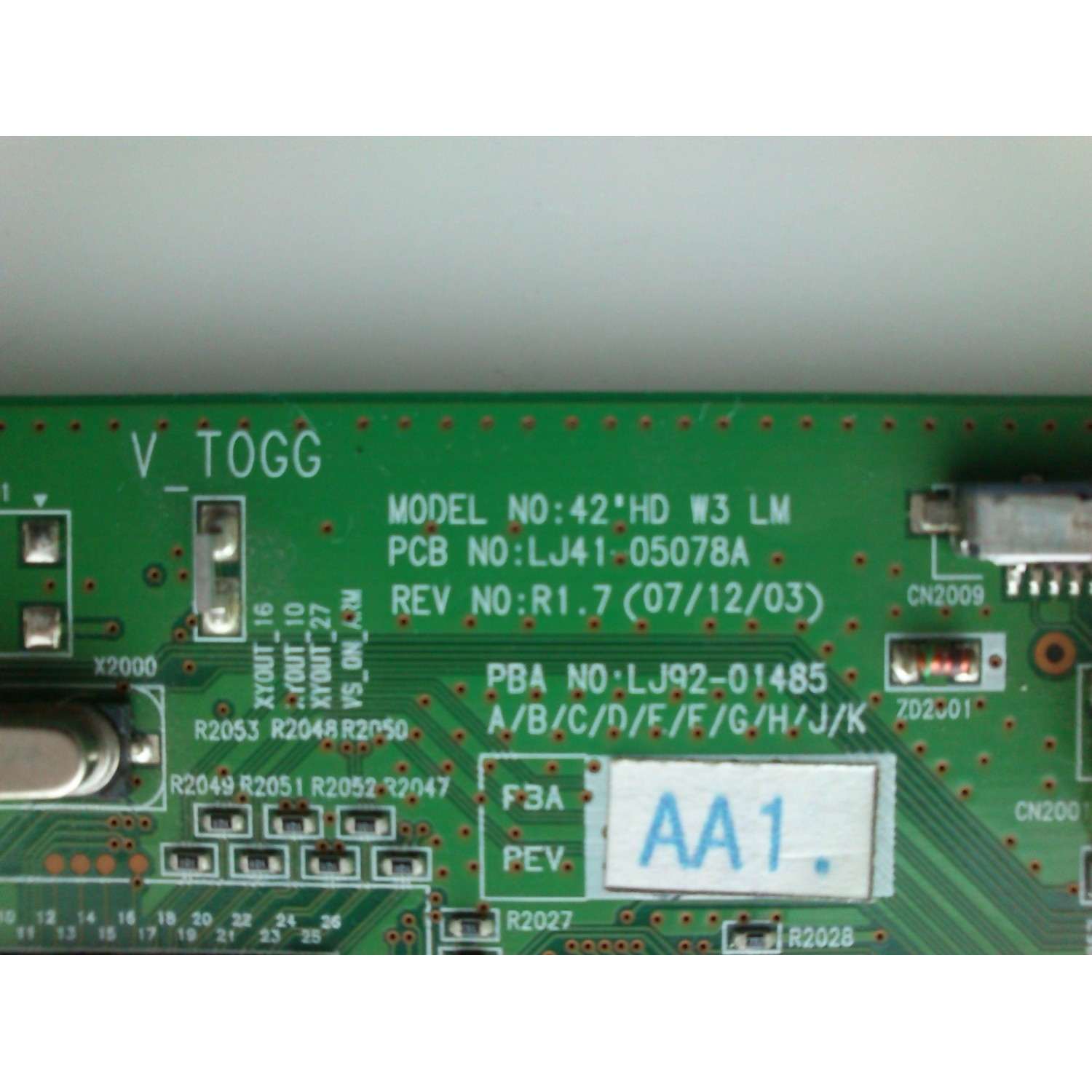 MAIN LOGICA 485C / BN96-06761A SAMSUNG PN42A450P1DXZA  - Imagen 2